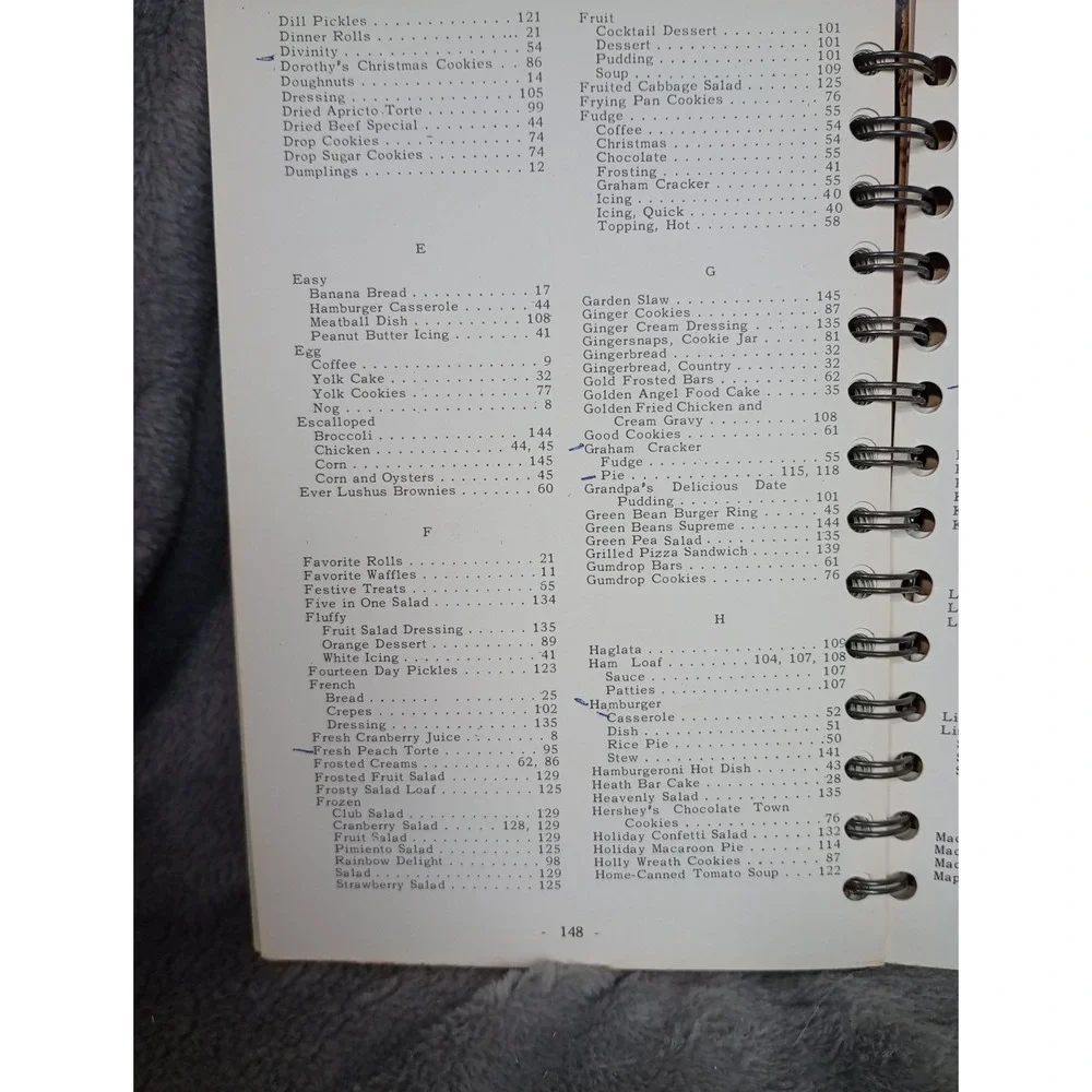 Fjeldberg Lutheran Church Cookbook 1965 Huxley, Iowa Spiral Vintage Recipe Local